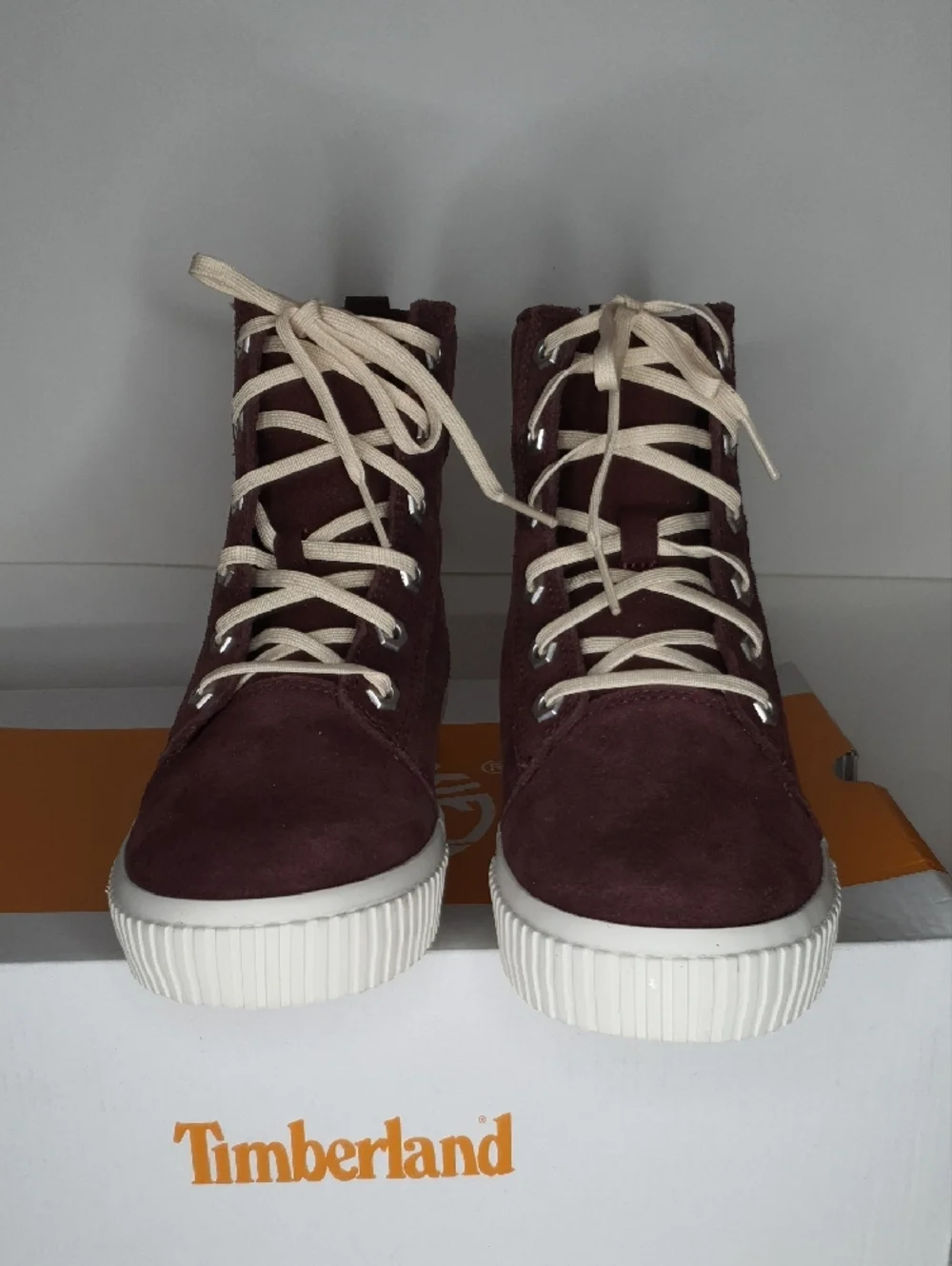TIMBERLAND Skyla Bay Suede Boots Dark Burgundy NWT + FREE GIFT - Picture 2 of 7